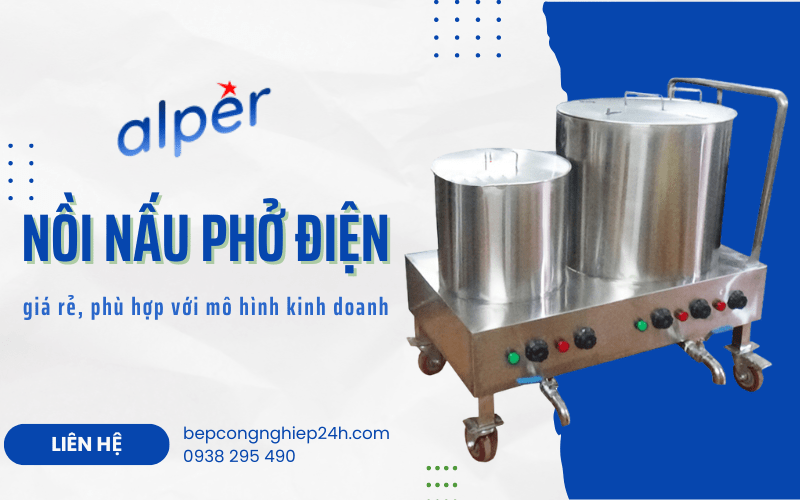 nồi nấu phở điện