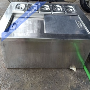 Thùng đá inox quán trà sữa