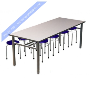 BÀN ĂN CÔNG NGHIỆP INOX