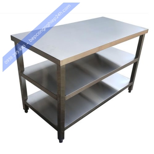 BÀN INOX 3 TẦNG