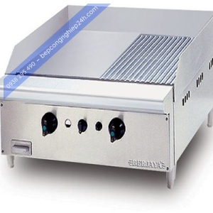 Bếp chiên nửa phẳng nửa nhám dùng gas