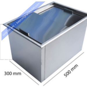 Thùng đá inox chứa đá bi