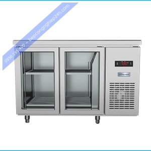 Tủ bàn mát quạt gió 2 cánh kính BMQ-2MK1260
