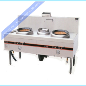 Bếp Á Quạt Thổi 2 Họng 1 Bầu Nước