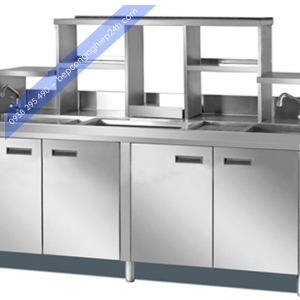 Quầy trà sữa inox cao cấp