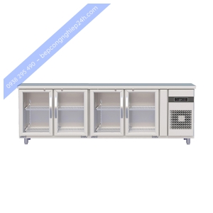 Tủ bàn mát quạt gió 4 cánh kính BMQ-4MK2260