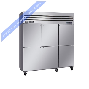 TỦ ĐÔNG 6 CÁNH INOX TURBOCOOL