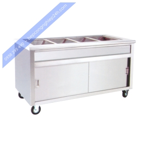 TỦ GIỮ NÓNG THỨC ĂN 4 KHAY