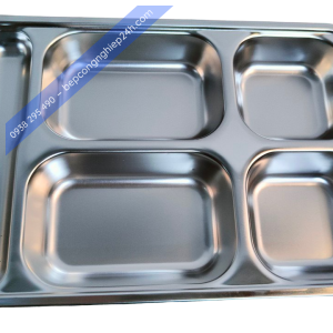 KHAY 4 Ô ĐŨA INOX 201