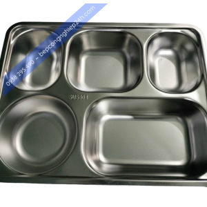 KHAY INOX 304 (5 Ô)