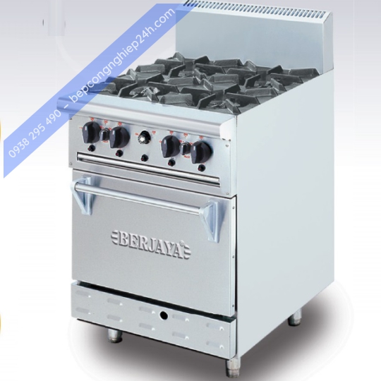 Bếp Âu 4 Họng Có Lò Nướng