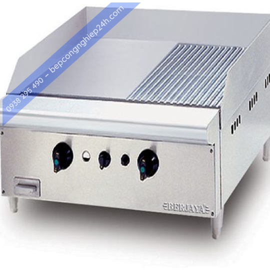 Bếp chiên công nghiệp nửa nhám nửa phẳng Berjaya