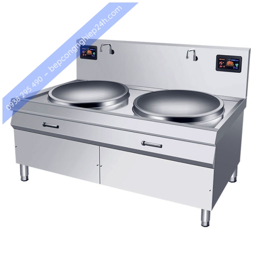 Bếp Từ Xào Đôi Lõm Kính