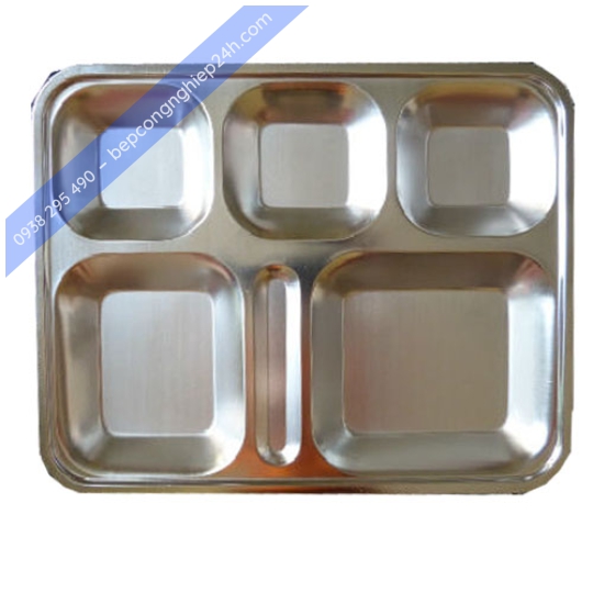 Khay cơm inox 6 ngăn