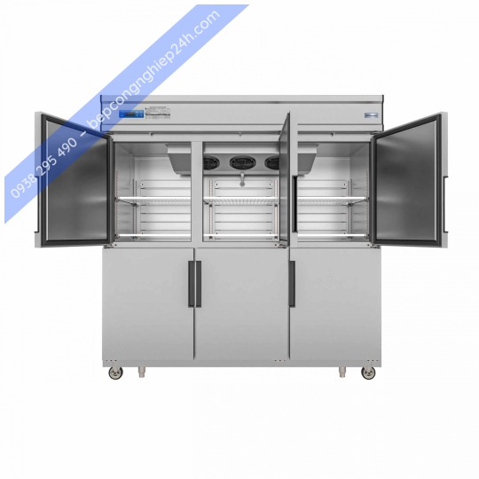 Tủ đông mát đứng quạt gió 6 cánh