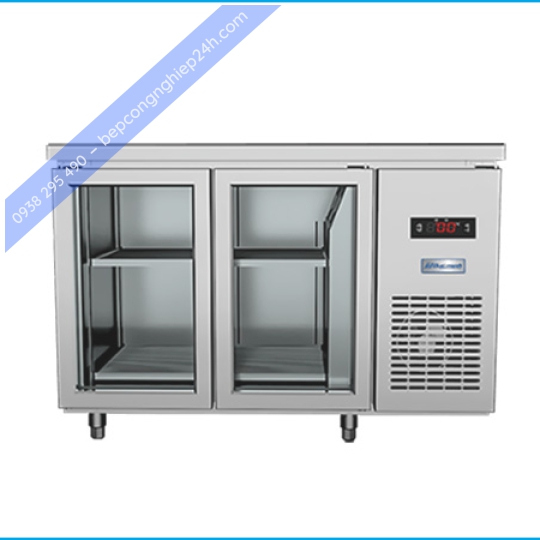 Tủ bàn mát quạt gió 2 cánh kính BMQ-2MK1260