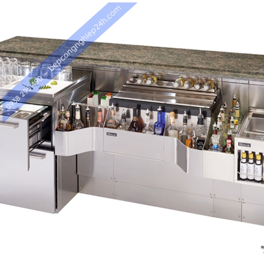Quầy bar inox nhà hàng