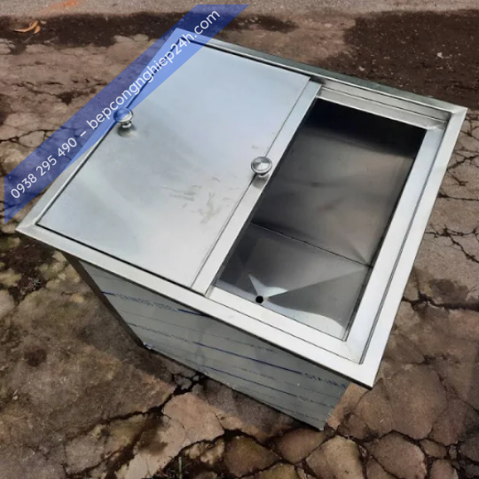 Thùng chứa đá inox
