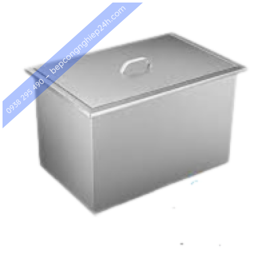 THÙNG ĐÁ ÂM BÀN INOX NẮP RỜI