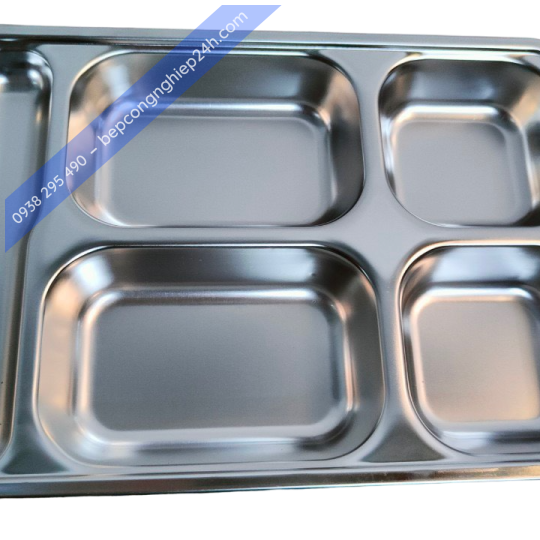 KHAY 4 Ô ĐŨA INOX 201