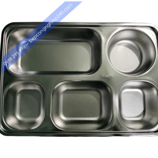 KHAY 5 Ô INOX 304